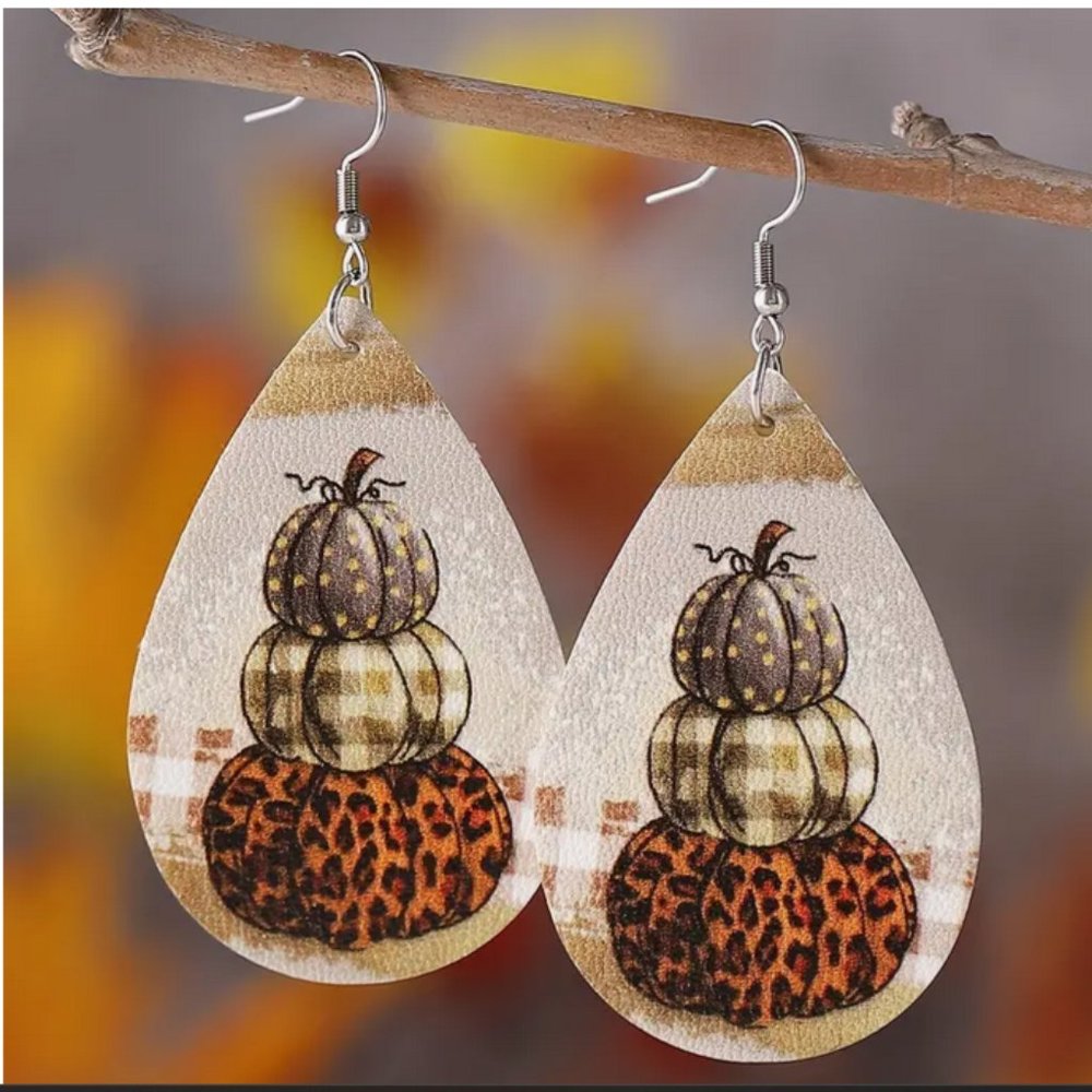 Autumn Pumpkin Earrings